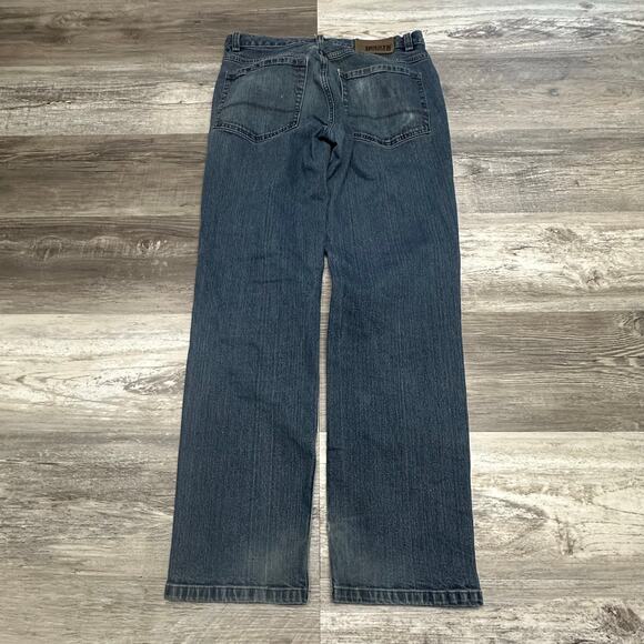 Duluth Trading Flex Weekender Dark Wash Blue Mens 30x30 Trim Fit Denim Jeans - Picture 2 of 16